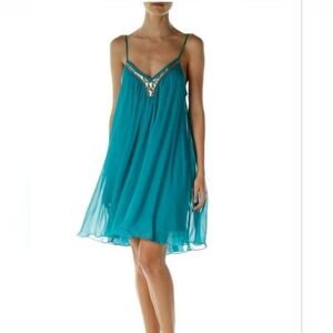 Turquoise Flowy Dress